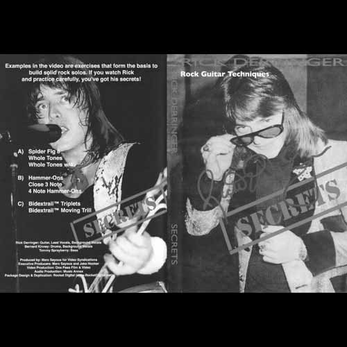 Rick Derringer Guitar Secrets - 4 Guitar Lessons